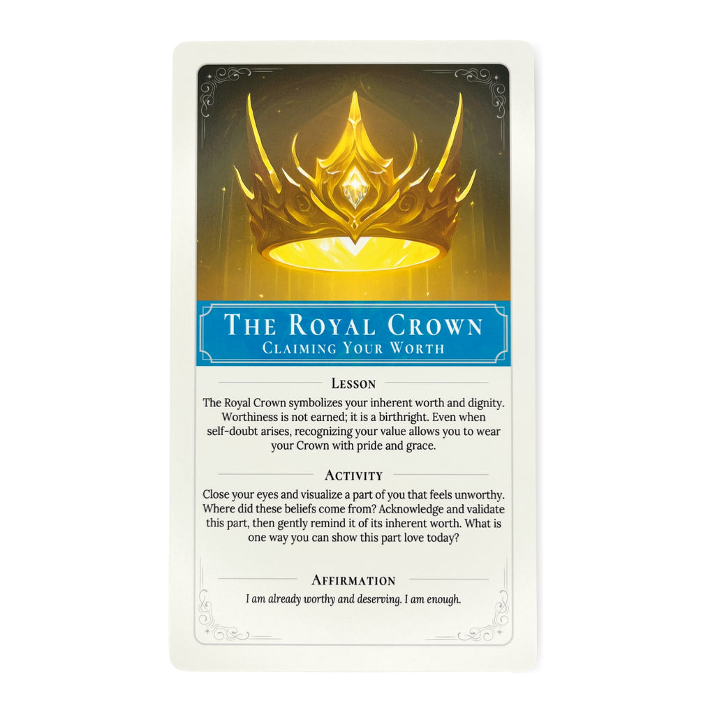 Hero's Ascent: Fantasy-Themed Self-Discovery Card Deck - Silver Sparrow